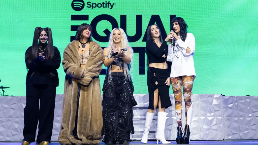 Ptazeta, Nathy Peluso, Lola Índigo, Judeline y Natalia Lacunza en el Spotify Equal Fest
