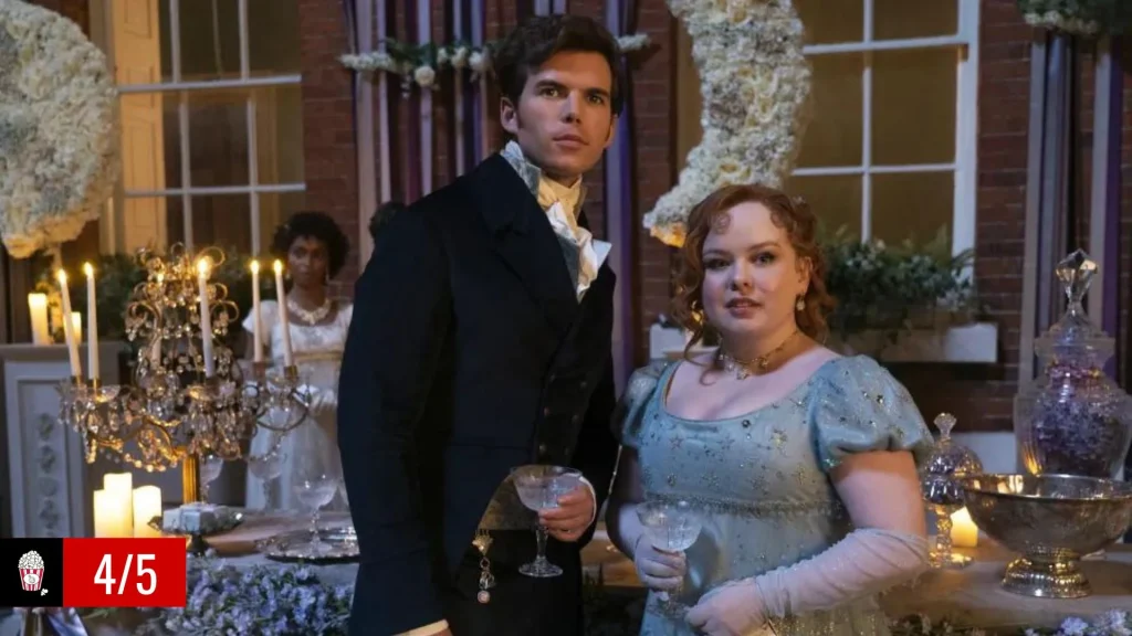 Crítica Los Bridgerton temporada 3 con nota por Film Hunters: en la imagen, Colin Bridgerton y Penelope Featherington.