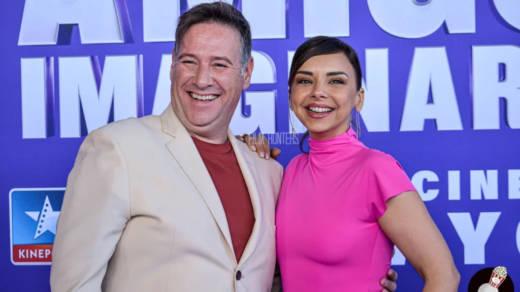 Carlos Latre y Chenoa en el Photocall de Amigos imaginarios en Madrid.