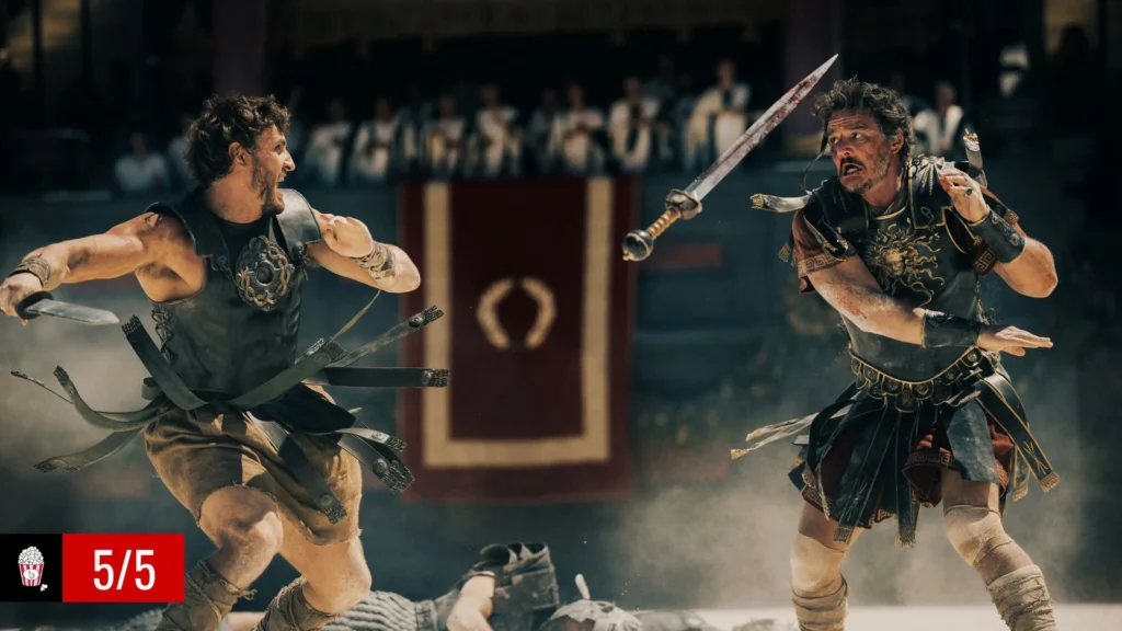 crítica gladiator II puntuación 5 de 5